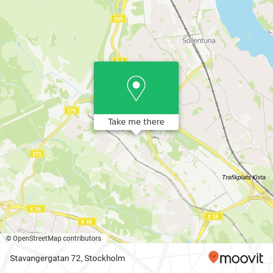 Stavangergatan 72 map