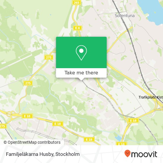 Familjeläkarna Husby map