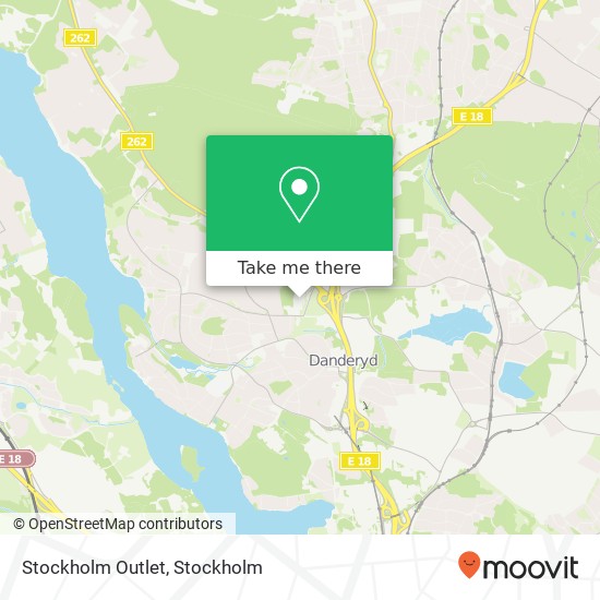 Stockholm Outlet map