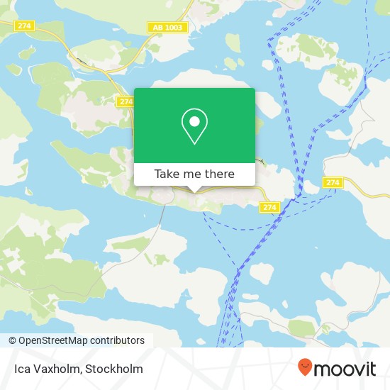 Ica Vaxholm map