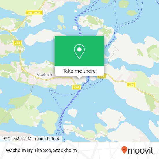 Waxholm By The Sea map