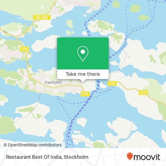 Restaurant Best Of India map