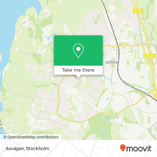 Axvägen map