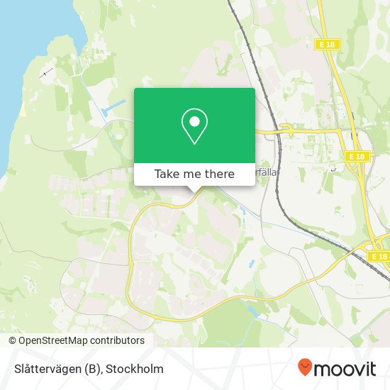 Slåttervägen (B) map