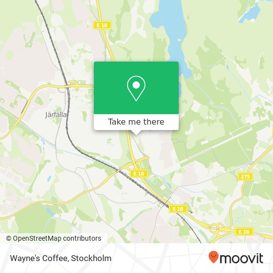 Wayne's Coffee map