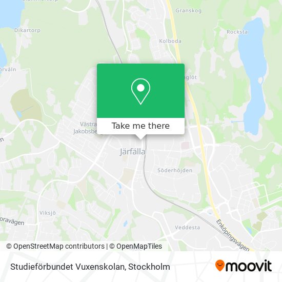 Studieförbundet Vuxenskolan map