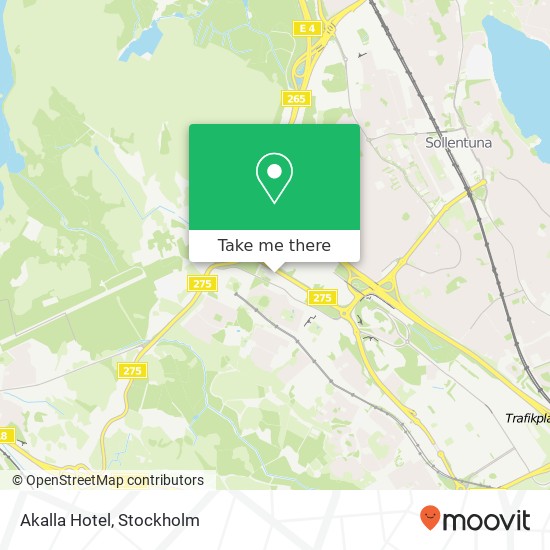 Akalla Hotel map