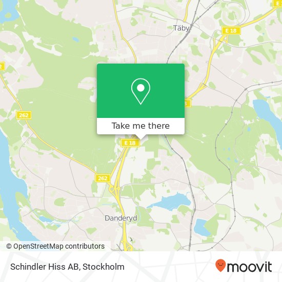 Schindler Hiss AB map