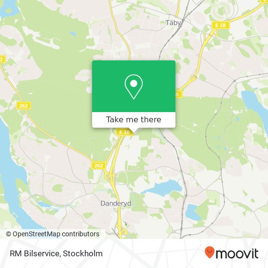 RM Bilservice map