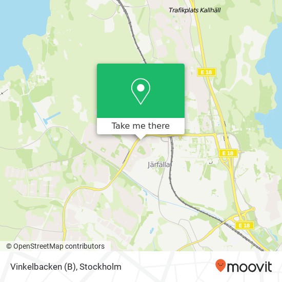 Vinkelbacken (B) map