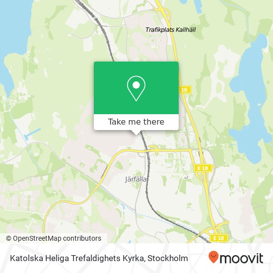 Katolska Heliga Trefaldighets Kyrka map