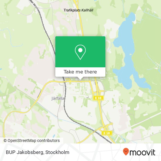 BUP Jakobsberg map