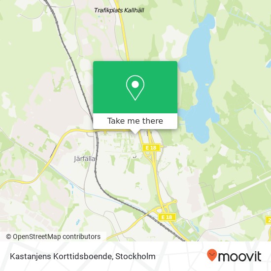 Kastanjens Korttidsboende map