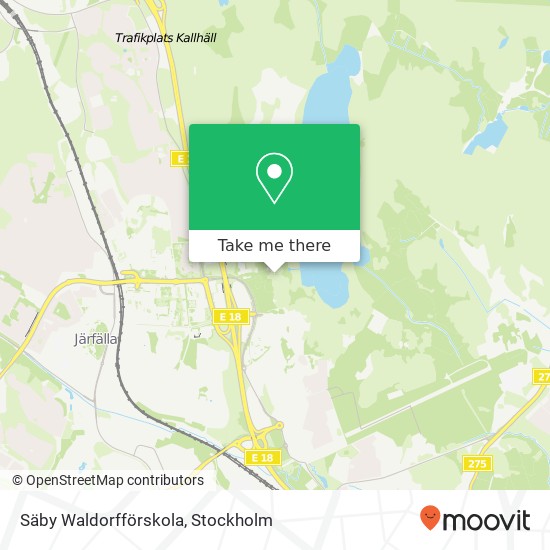 Säby Waldorfförskola map