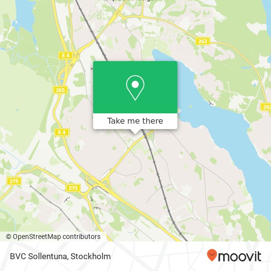 BVC Sollentuna map