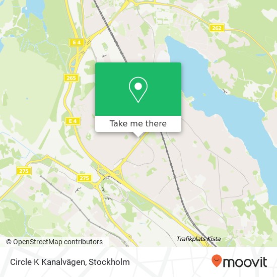 Circle K Kanalvägen map