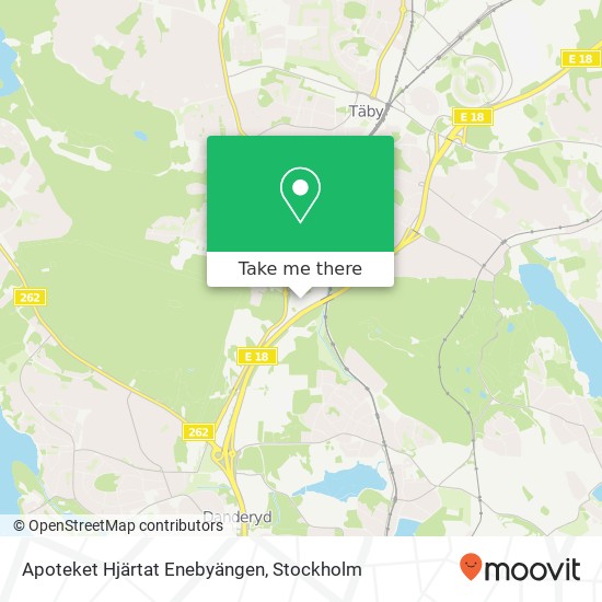 Apoteket Hjärtat Enebyängen map