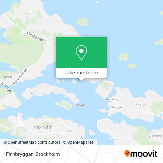 Finnbryggan map