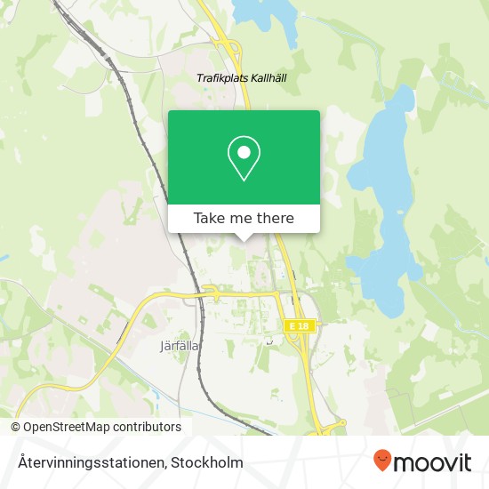 Återvinningsstationen map