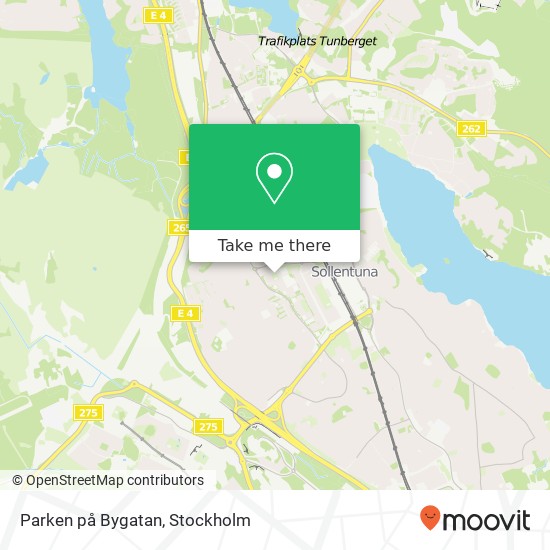 Parken på Bygatan map