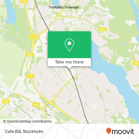 Cafe Blå map