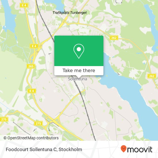 Foodcourt Sollentuna C map