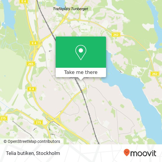 Telia butiken map