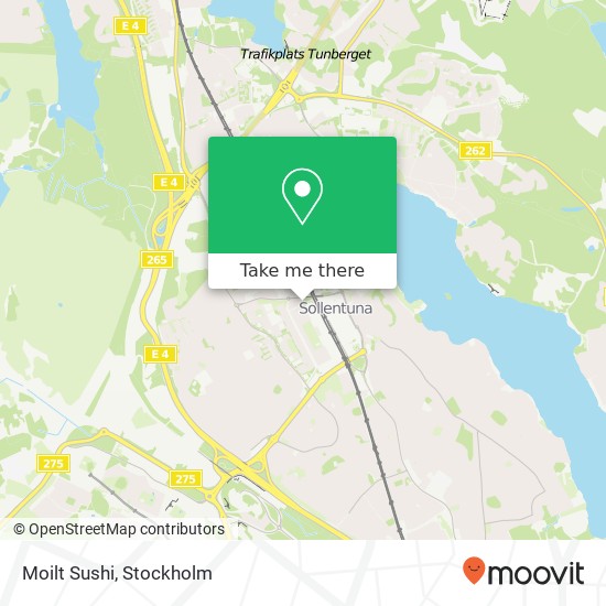 Moilt Sushi map