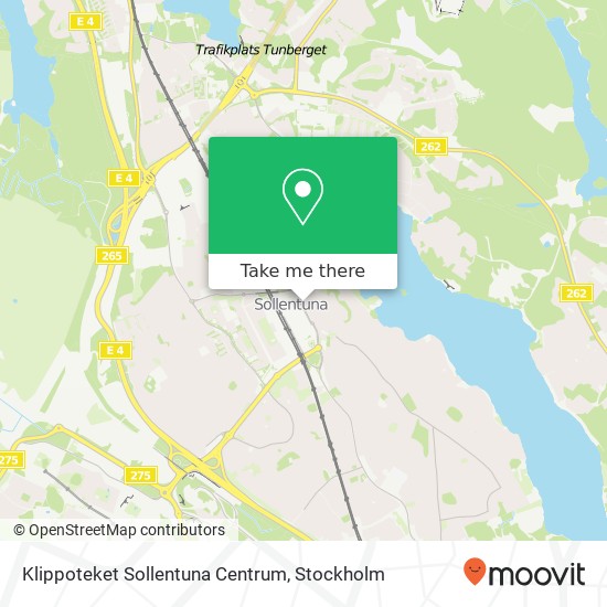 Klippoteket Sollentuna Centrum map