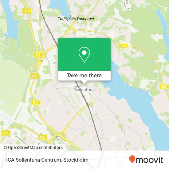 ICA Sollentuna Centrum map