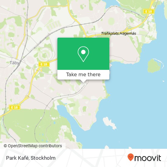 Park Kafé map
