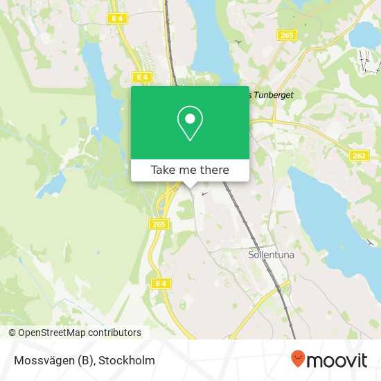 Mossvägen (B) map