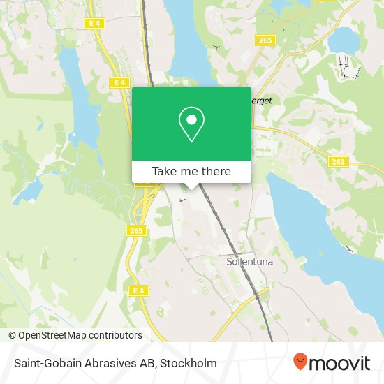 Saint-Gobain Abrasives AB map