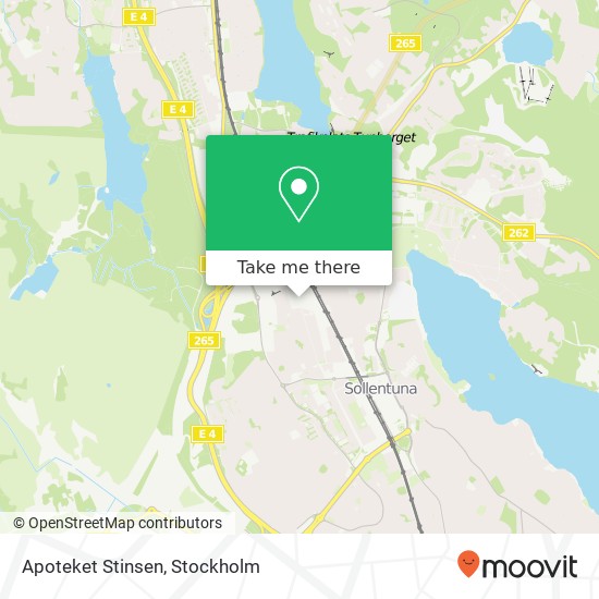 Apoteket Stinsen map