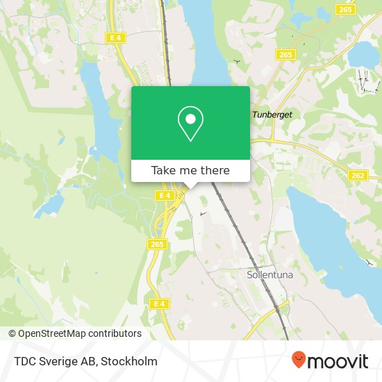 TDC Sverige AB map