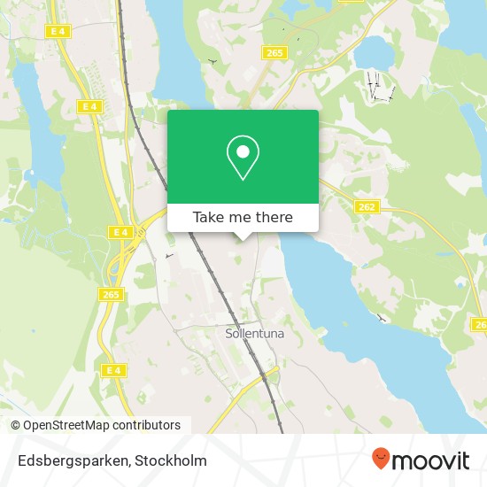 Edsbergsparken map