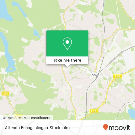 Attendo Enhagsslingan map