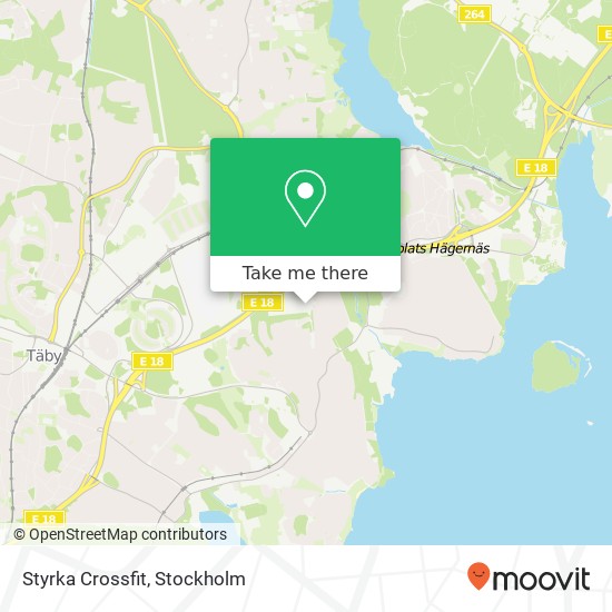 Styrka Crossfit map