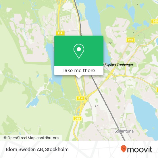 Blom Sweden AB map