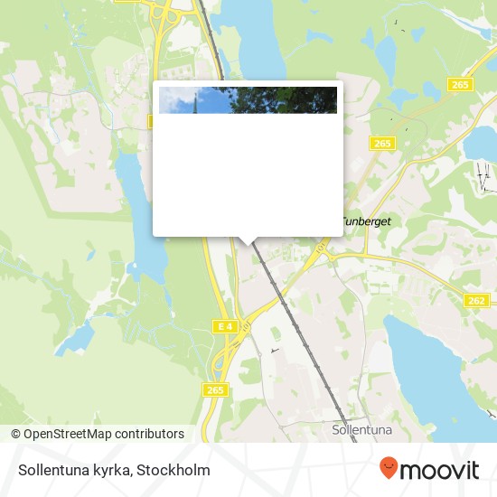 Sollentuna kyrka map