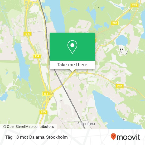 Tåg 18 mot Dalarna map