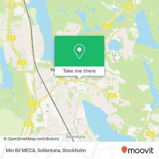 Min Bil MECA, Sollentuna map