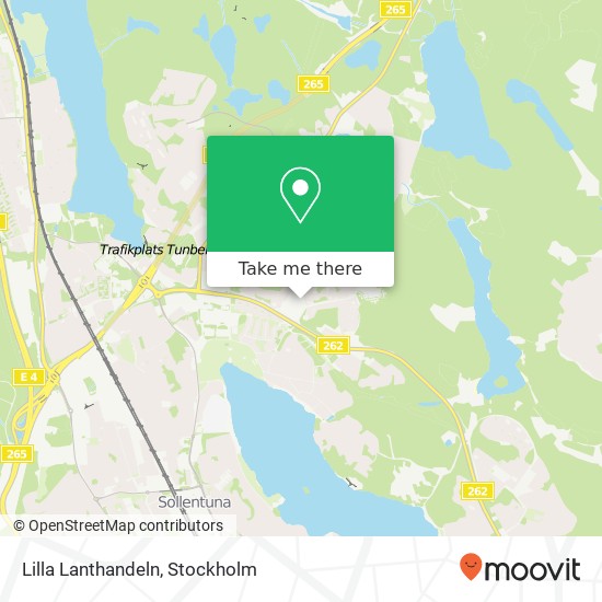 Lilla Lanthandeln map