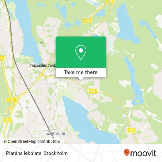 Platåns lekplats map