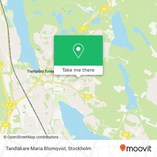 Tandläkare Maria Blomqvist map