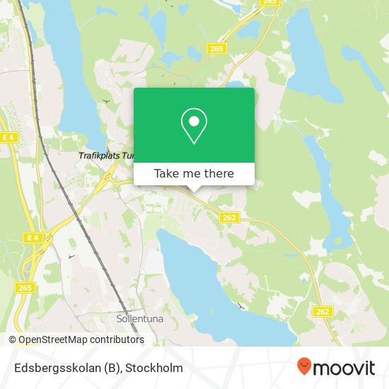 Edsbergsskolan (B) map