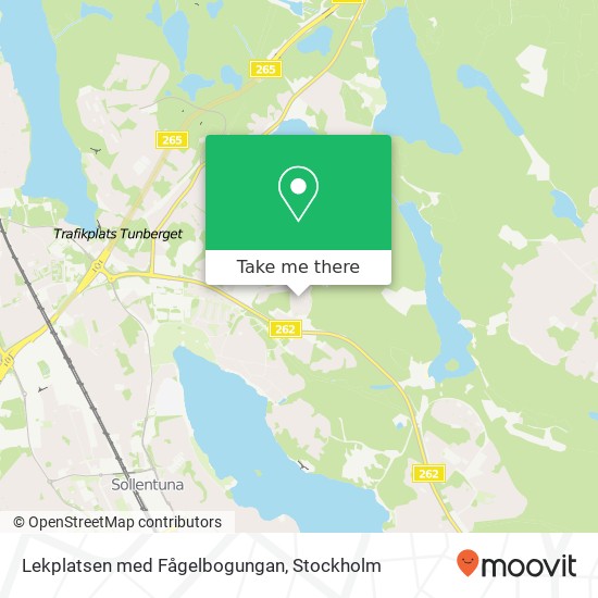 Lekplatsen med Fågelbogungan map