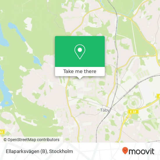 Ellaparksvägen (B) map