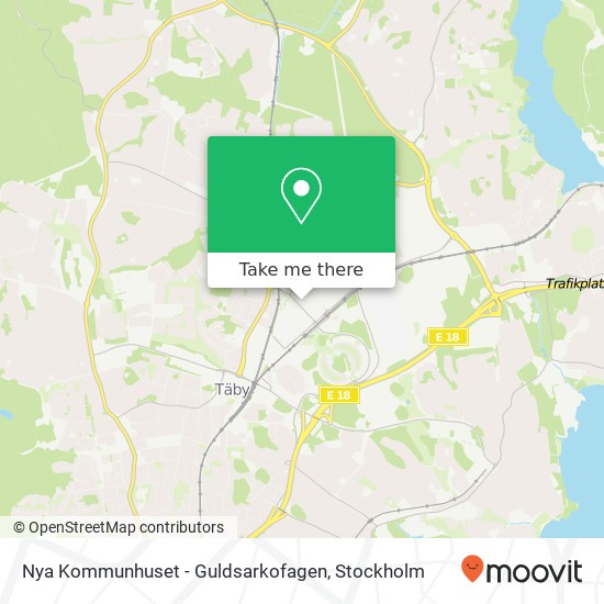 Nya Kommunhuset - Guldsarkofagen map