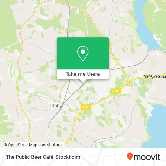 The Public Beer Café map